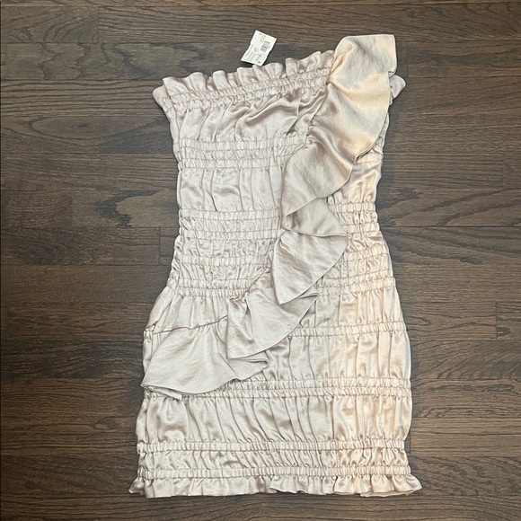 Ruby and Jenna Ruffled Strapless Dress - Picture 1 of 3